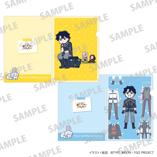 【굿즈-클리어파일】 FGO 후지마루 리츠카는 잘 모르겠다 A4 클리어파일 2장 세트 5