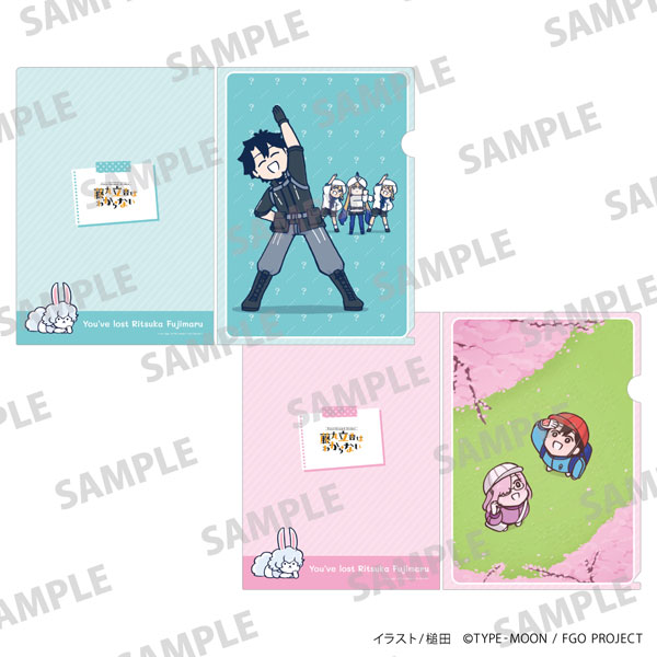 【굿즈-클리어파일】 FGO 후지마루 리츠카는 잘 모르겠다 A4 클리어파일 2장 세트 7