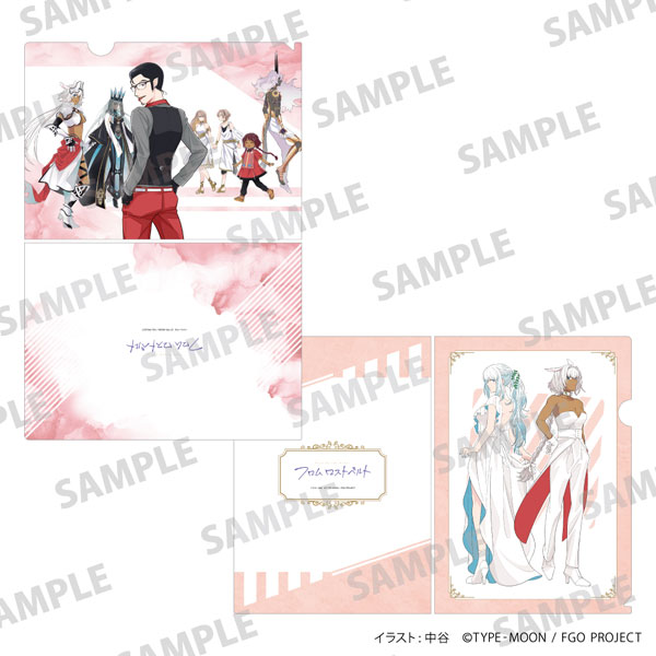 【굿즈-클리어파일】 FGO 프롬 로스트벨트 A4 클리어파일 2장 세트 3