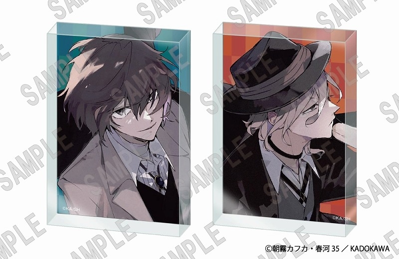 【굿즈-장식품】 문호 스트레이독스 아크릴 블록 세트(C104)