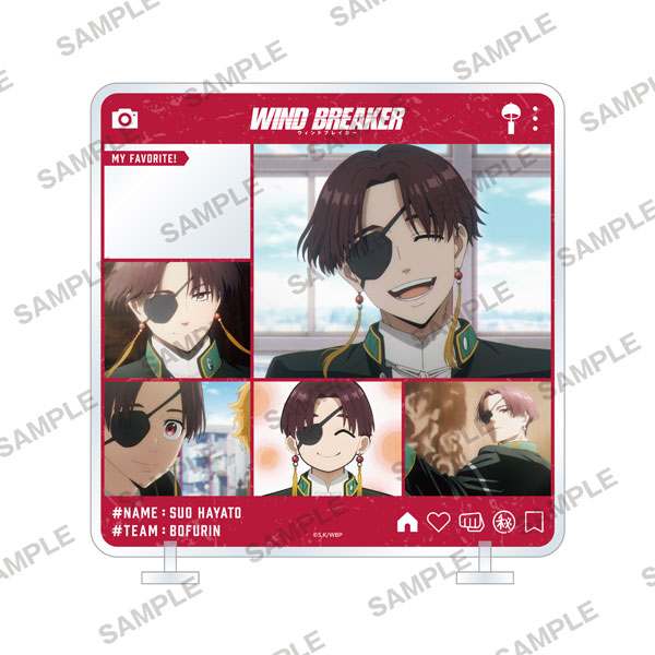 【굿즈-스탠드팝】 WIND BREAKER 애니판 캐릭in스탠드 스오 하야토