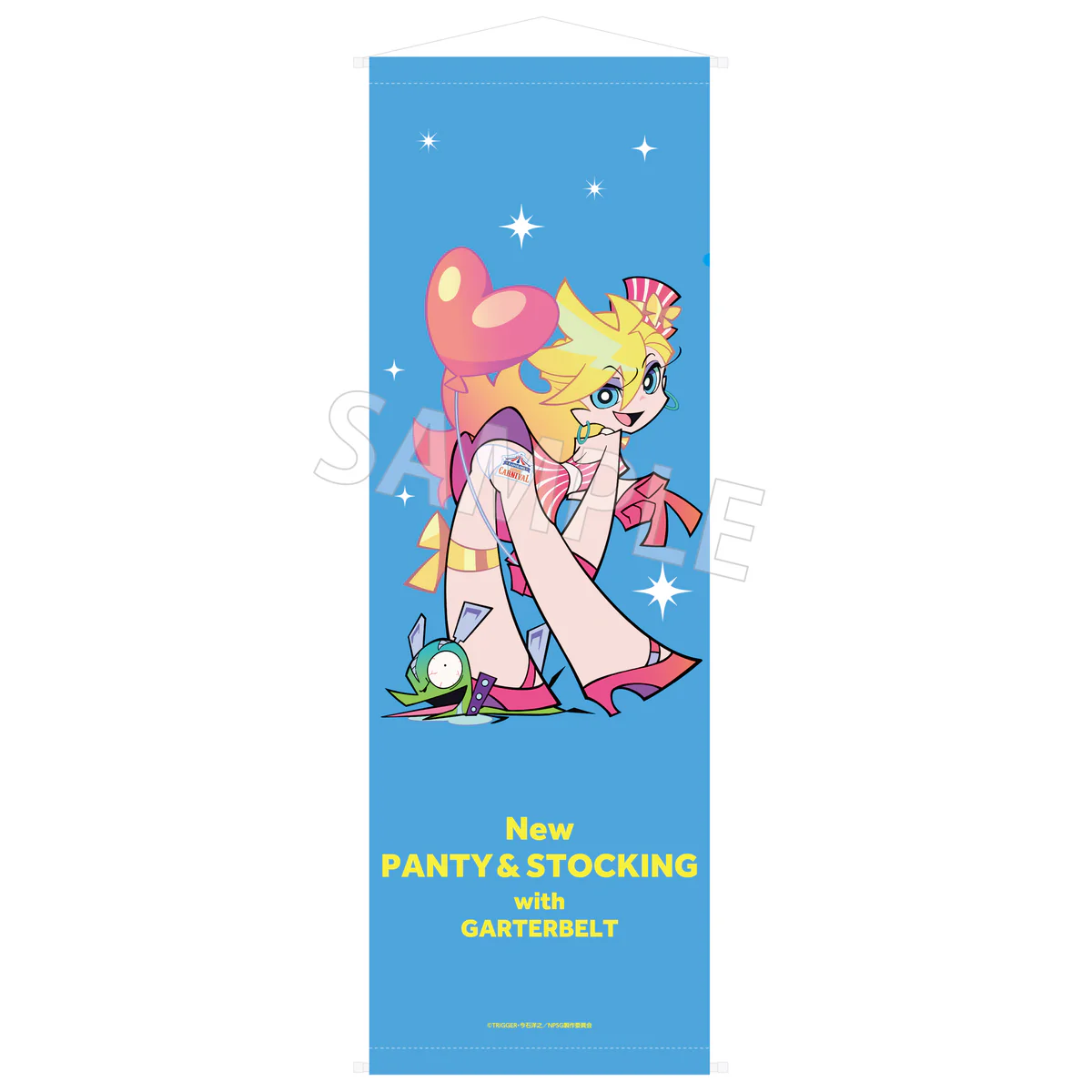 【굿즈-태피스트리】 New PANTY ＆ STOCKING with GARTERBELT B2 하프 태피스트리 CARNIVAL ver. PANTY