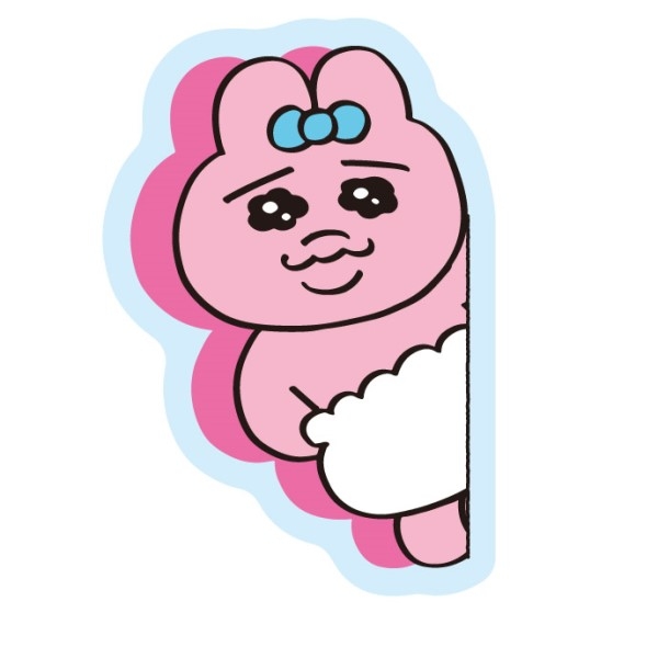 【굿즈-스티커】 오판츄우사기 다이컷 스티커 미니 12