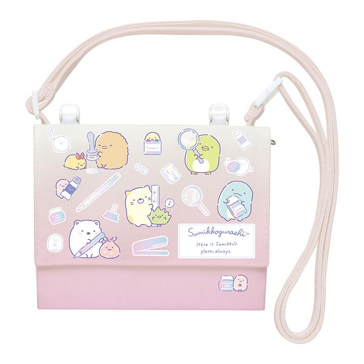 【굿즈-파우치】 스미코구라시 HAPPY SCHOOL/멀티 포켓 파우치B