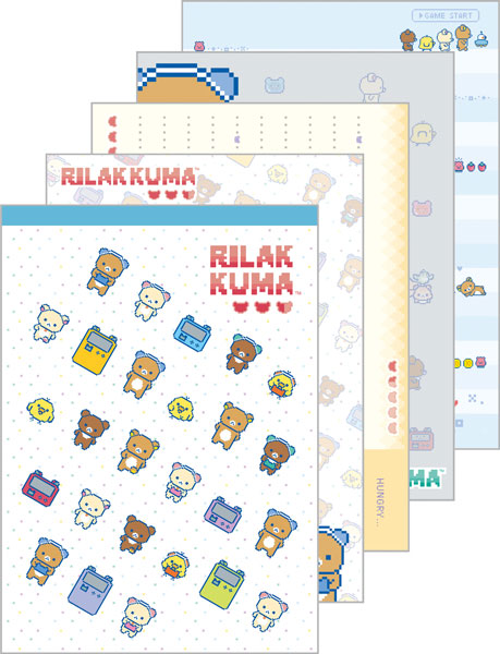 【굿즈-메모장】 RK 리락쿠마 게이밍 테마 메모패드 A