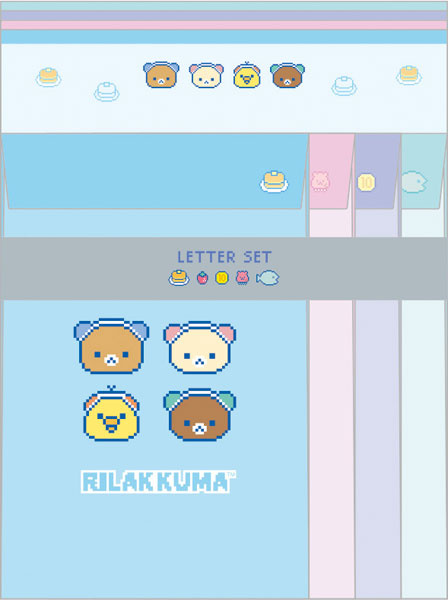 【굿즈-그 외】 RK 리락쿠마 게이밍 테마 편지지 A