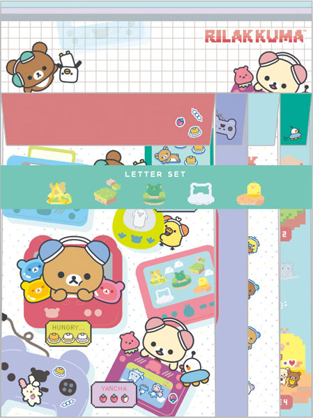 【굿즈-그 외】 RK 리락쿠마 게이밍 테마 편지지 B