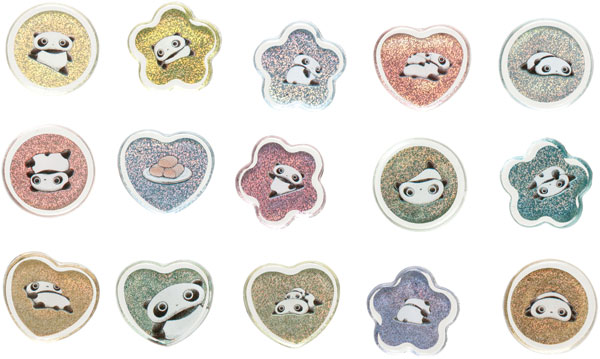 【굿즈-씰】 타레팬더 씰 비츠 컬렉션 조약돌 스티커 키라키라