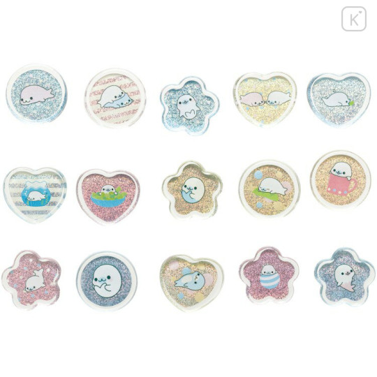 【굿즈-씰】 마메고마 씰 비츠 컬렉션 조약돌 스티커 키라키라