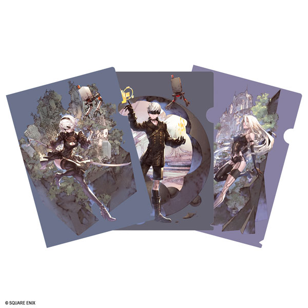 【굿즈-클리어파일】 NieR:Automata 9th Anniversary 클리어파일 3매 세트