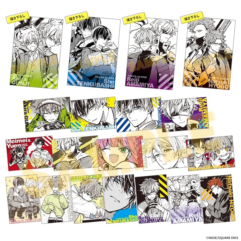 【굿즈-포스트카드】 도쿄 에일리언즈 트레이딩 포스트카드 2장세트 Vol.3