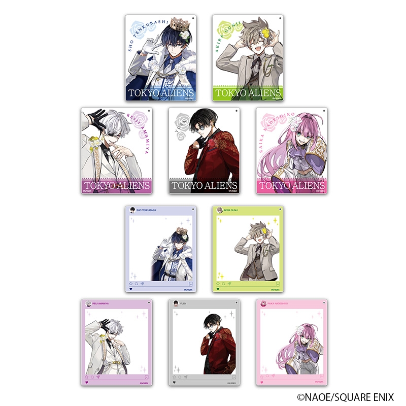 【굿즈-키홀더】 도쿄 에일리언즈 트레이딩 아크릴 카드 키홀더 (드레스업)