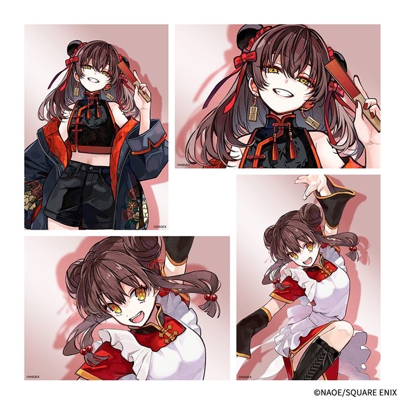 【굿즈-브로마이드】 도쿄 에일리언즈 브로마이드 4매 세트 메이메이 (차이나)