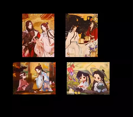 【굿즈-캔뱃지】 천관사복 애니판 BEMOE 공상광경 시리즈 컬렉션 카드