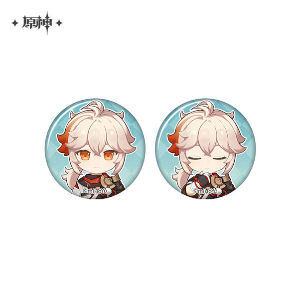 【굿즈-뱃지】 원신 즐거운 시간을 사진으로 남기기 시리즈 미니 캔뱃지 세트 카에데하라 카즈하