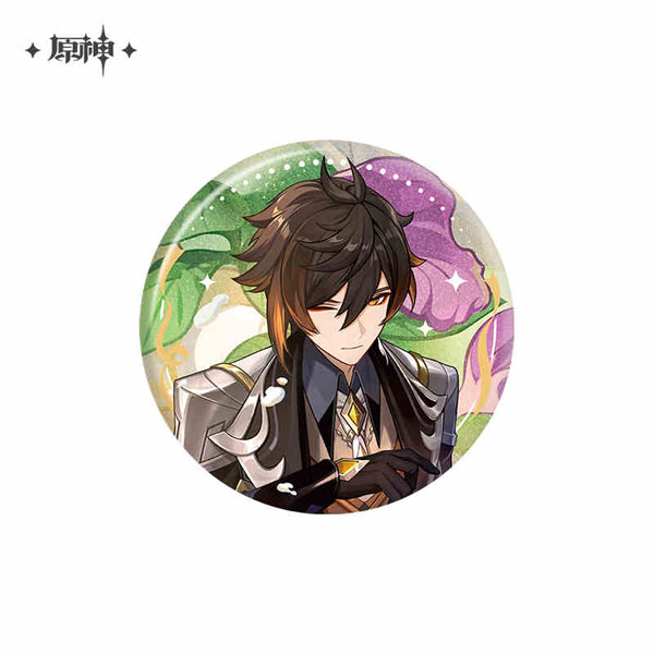 【굿즈-뱃지】 원신 주년 기념 파티 시리즈 4주년 캔뱃지 종려