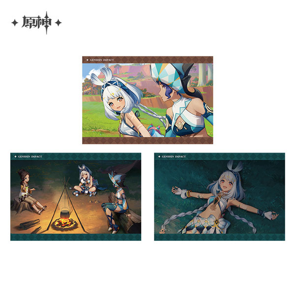 【굿즈-카드】 원신 캐릭터 PV시리즈 포트레이트 말라니 친구는 많을수록 좋잖아