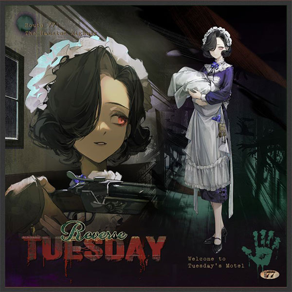 【굿즈-색지】 리버스:1999 밤 중의 방문자 캐릭터 색지 튜즈데이