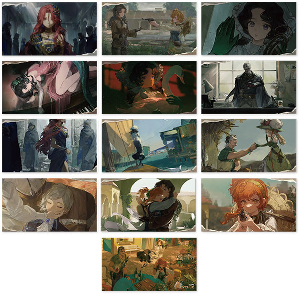 【굿즈-포스트카드】 리버스: 1999 슬픈 열대 포스트카드 세트