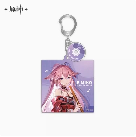 【굿즈-키홀더】 원신 온라인 콘서트 2022 아크릴키링(이나즈마)-야에 미코