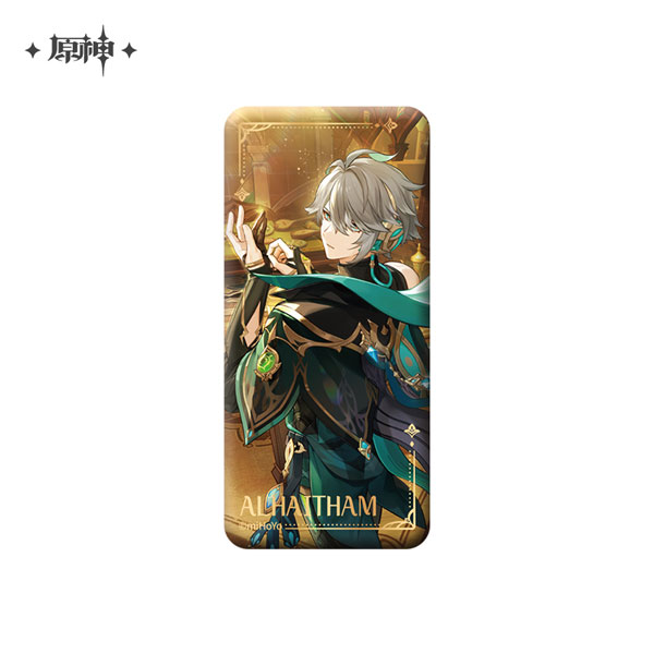 【굿즈-뱃지】 원신 사각배지(성대한 지혜의 축제)-알하이탐