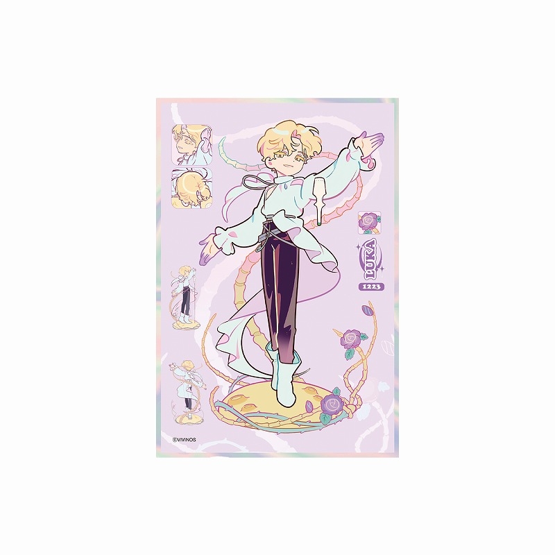 【굿즈-색지】 ALIEN STAGE 신년 시즌 아크릴 클리어 색지 루카