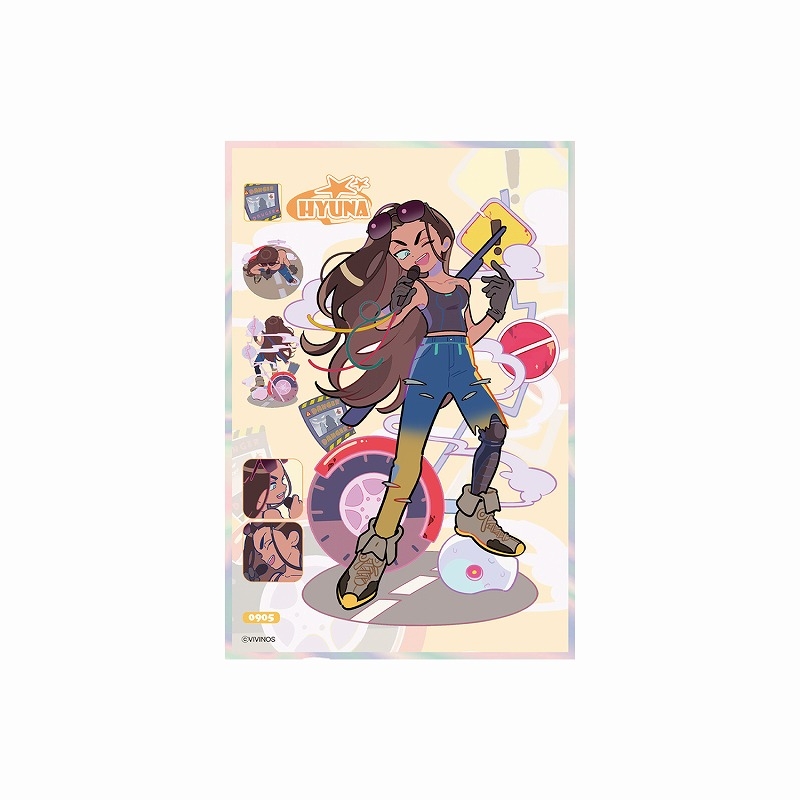 【굿즈-색지】 ALIEN STAGE 신년 시즌 아크릴 클리어 색지 현아