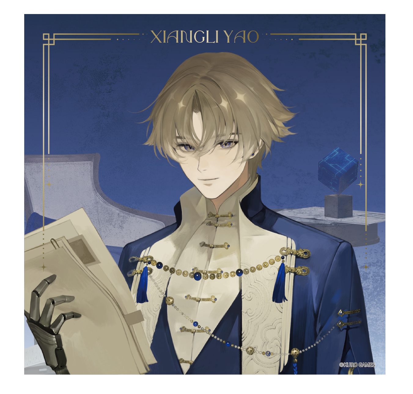 【굿즈-아크릴스탠드】 명조 기몽환영 시리즈 아크릴 블록 상리요