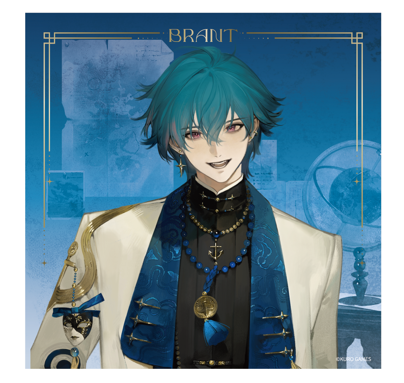 【굿즈-아크릴스탠드】 명조 기몽환영 시리즈 아크릴 블록 브렌트