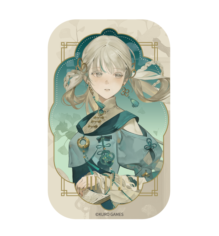 【굿즈-뱃지】 명조 기몽환영 시리즈 네모 뱃지 금희