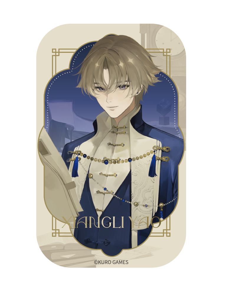 【굿즈-뱃지】 명조 기몽환영 시리즈 네모 뱃지 상리요