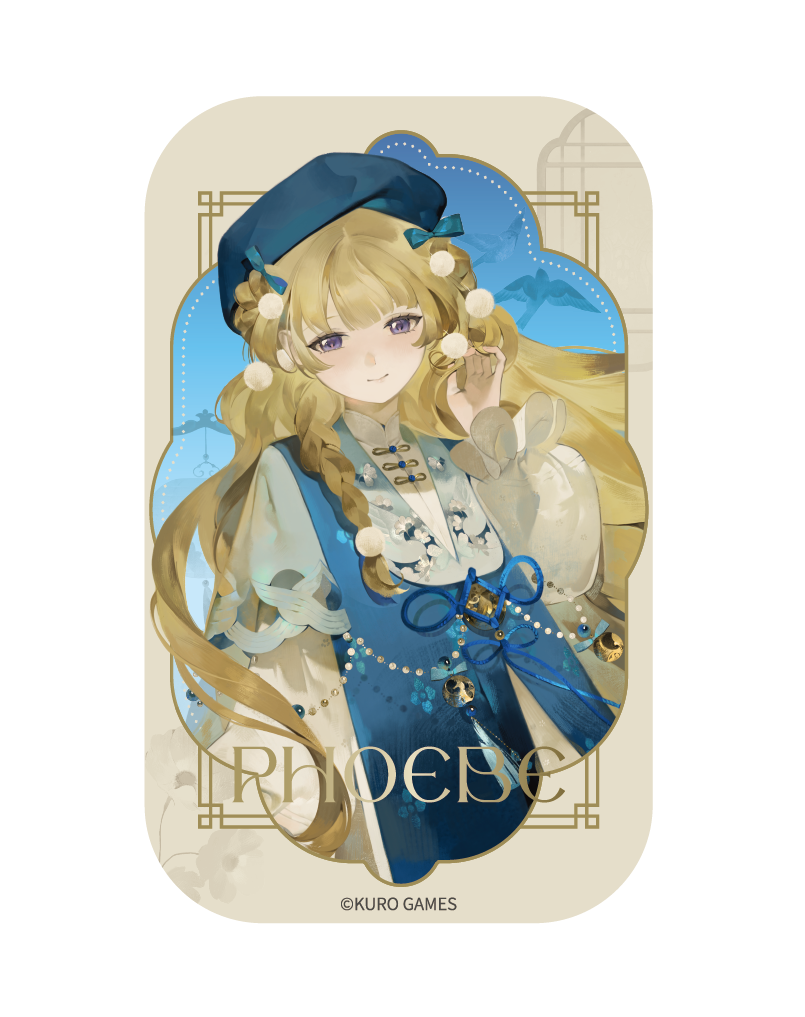 【굿즈-뱃지】 명조 기몽환영 시리즈 네모 뱃지 페비