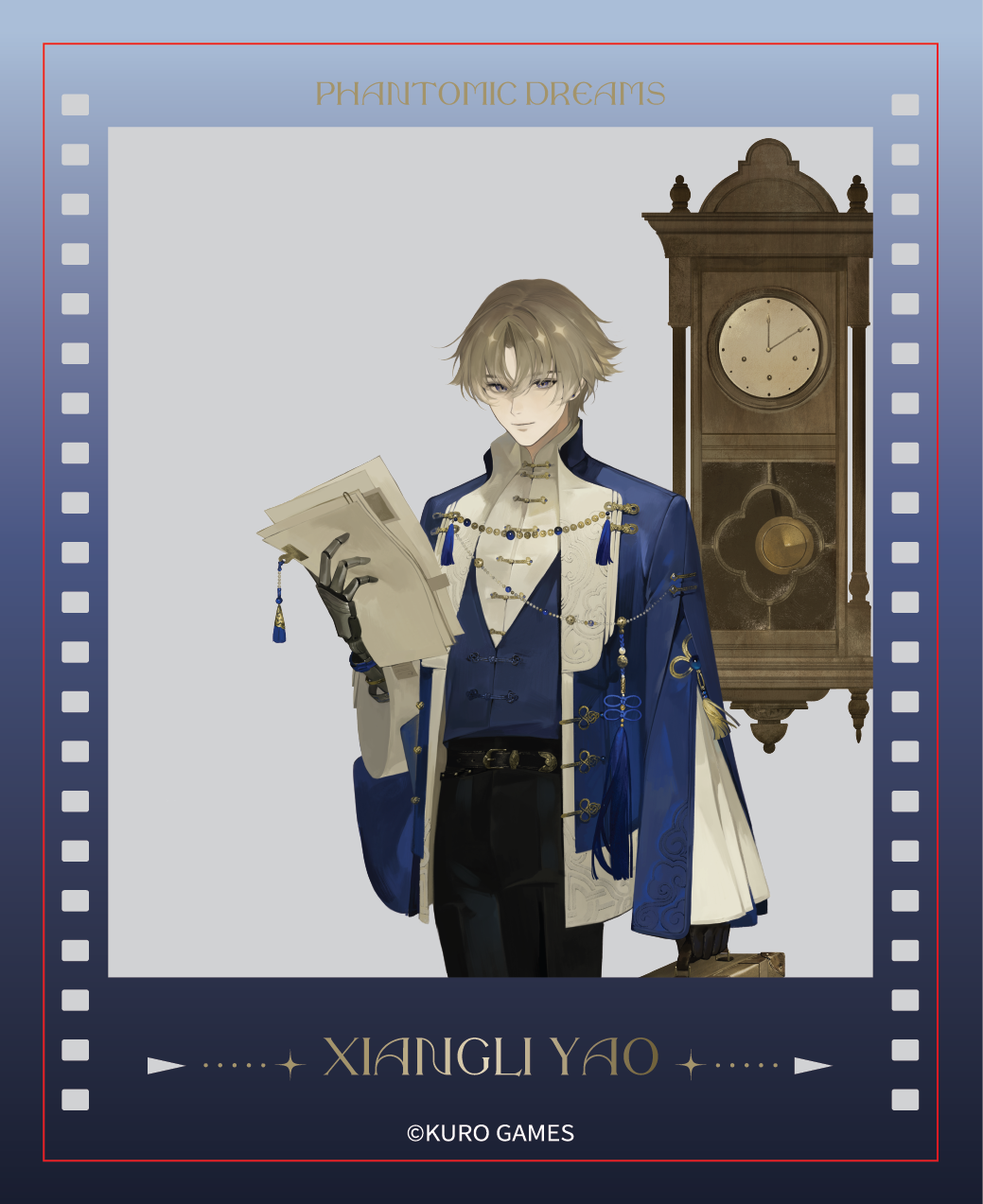 【굿즈-카드】 명조 기몽환영 시리즈 아크릴 포토 카드 상리요