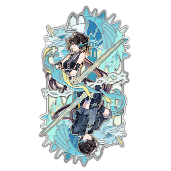 【굿즈-뱃지】 명조 높은 탑 시리즈 컬렉션 메탈 뱃지 방랑자