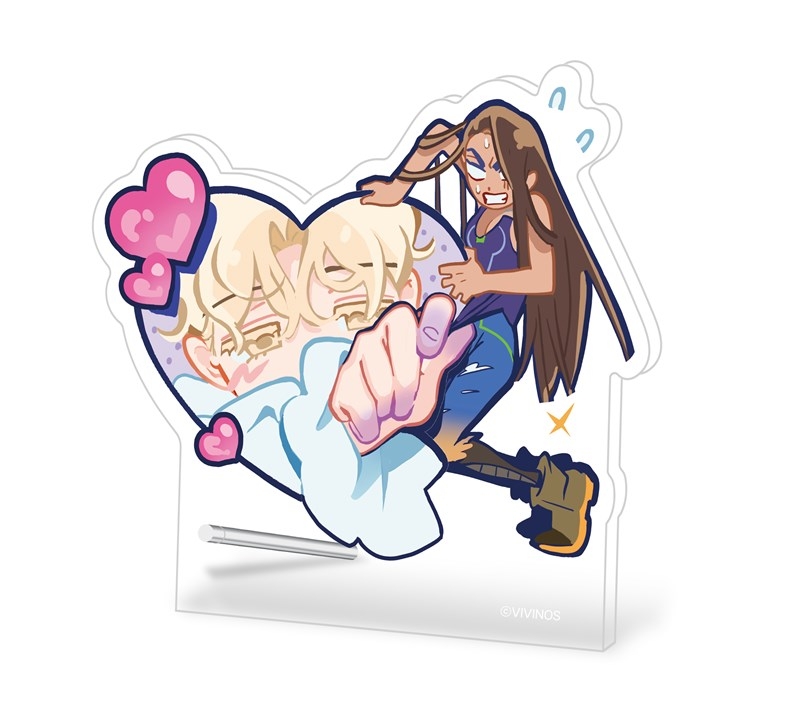 【굿즈-아크릴스탠드】 ALIEN STAGE DLC Fruity Heart 아크릴 패널 스탠드 Hyuna&Luka