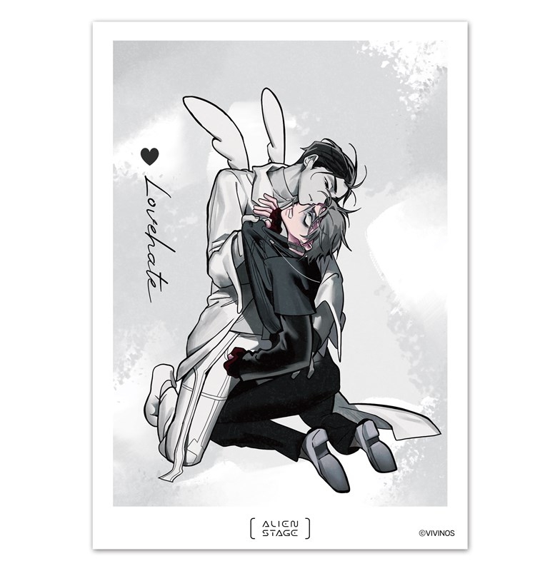 【굿즈-카드】 ALIEN STAGE DLC Love Hate 복제원화 Till&Ivan