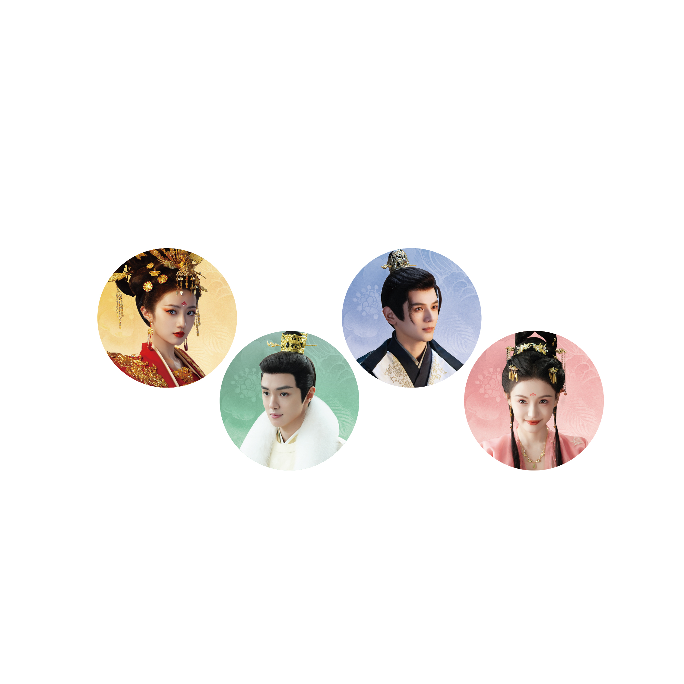 【굿즈-캔뱃지】 <성세천하: 여제의 탄생> 실사 캔뱃지 세트