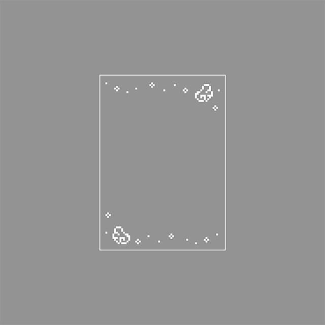 【굿즈-슬리브】 논캐릭 카드 슬리브 세트 도트풍 날개ver.