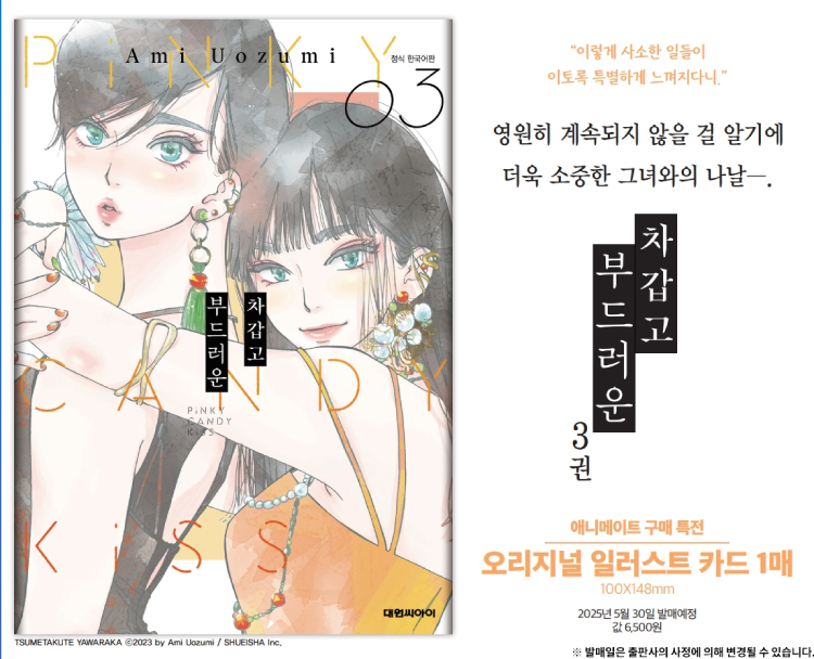 【국내서적-코믹스】 차갑고 부드러운 (3)