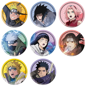 【굿즈-뱃지】 NARUTO -나루토- 질풍전 B8 메탈 뱃지 콜렉션