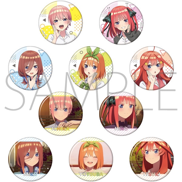 【굿즈-뱃지】 5등분의 신부 MESSAGE 캐릭터 뱃지 컬렉션 (전 10종) ※랜덤※